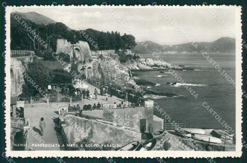 Genova Nervi Golfo Paradiso Foto cartolina MT3106 – fronte
