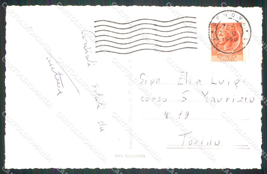 Genova Nervi Torre Groppallo Foto cartolina MT3108 – retro
