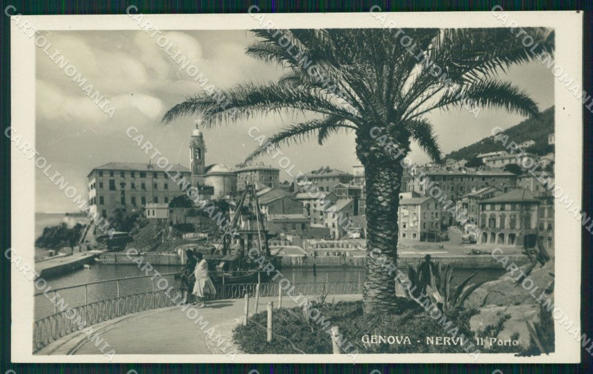 Genova Nervi Barca Foto cartolina MT3111 – fronte