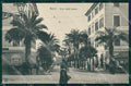Genova Nervi Viale delle Palme Carrozza PIEGA cartolina MT3113 – fronte
