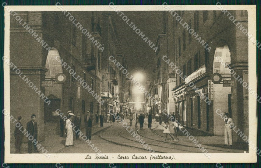 La Spezia città Corso Cavour Foto cartolina MT3126 – fronte