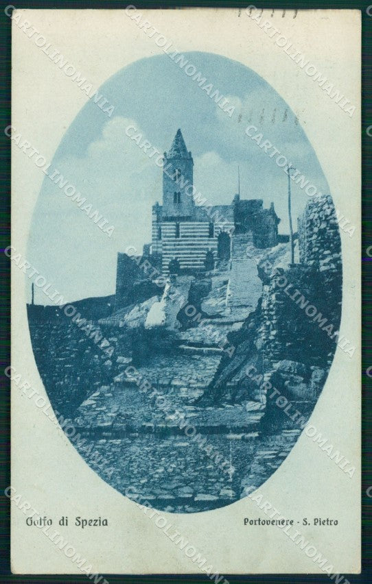 La Spezia Portovenere San Pietro cartolina MT3132 – fronte