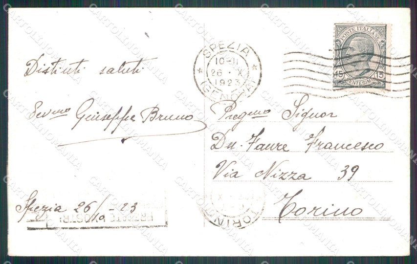 La Spezia Portovenere San Pietro cartolina MT3132 – retro