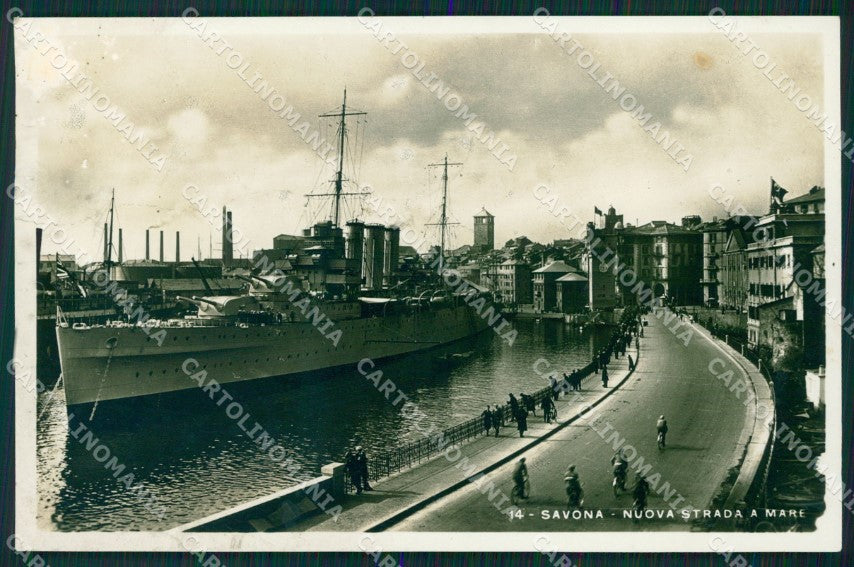 Savona città Nave Foto cartolina MT3137 – fronte