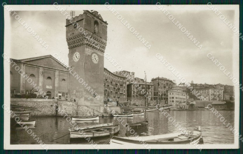 Savona città Torre Leon Pancaldo Barche Foto cartolina MT3145 – fronte