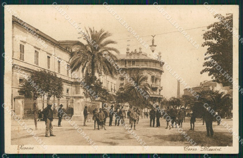 Savona città Corso Mazzini cartolina MT3150 – fronte