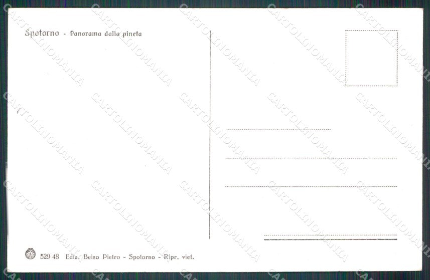 Savona Spotorno cartolina MT3155 – retro
