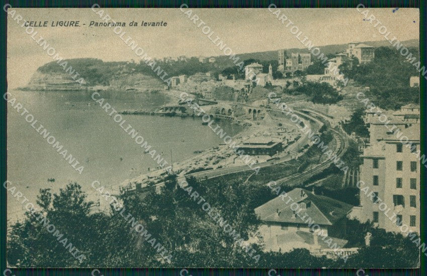 Savona Celle Ligure PIEGHINE cartolina MT3169 – fronte