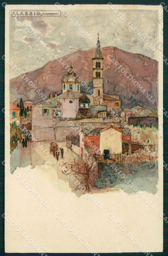 Savona Alassio cartolina MT3177 – fronte