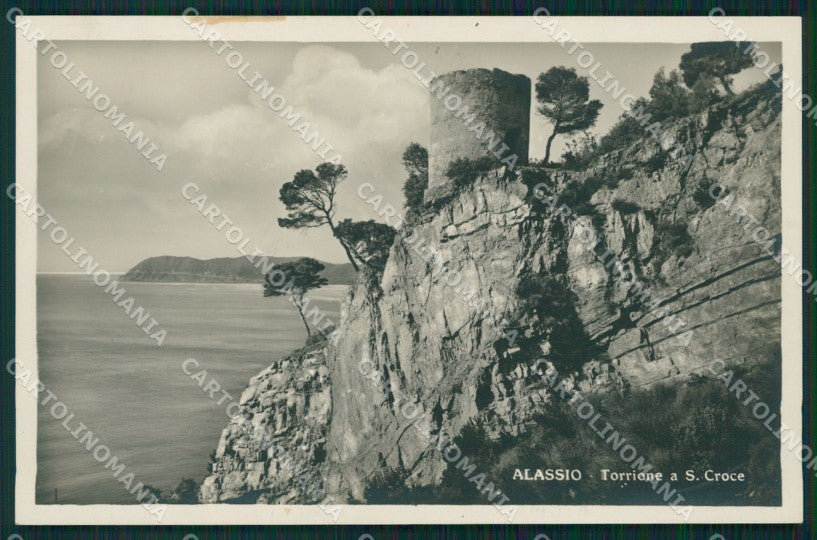 Savona Alassio Torre Santa Croce Foto cartolina MT3187 – fronte