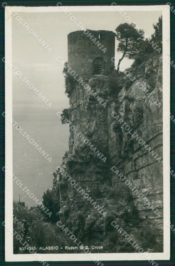 Savona Alassio Ruderi Santa Croce Foto cartolina MT3188 – fronte