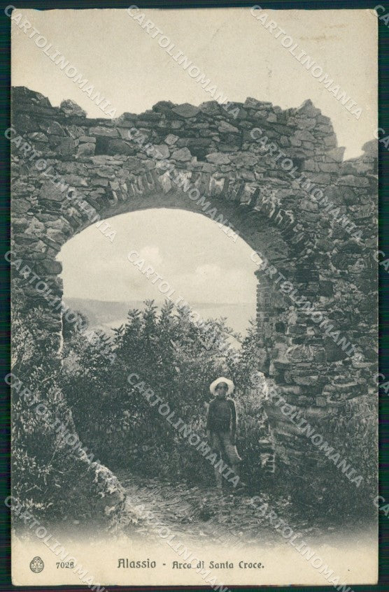 Savona Alassio Arco Santa Croce cartolina MT3191 – fronte