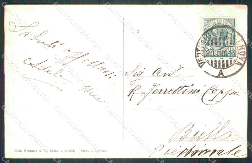 Savona Alassio Arco Santa Croce cartolina MT3191 – retro
