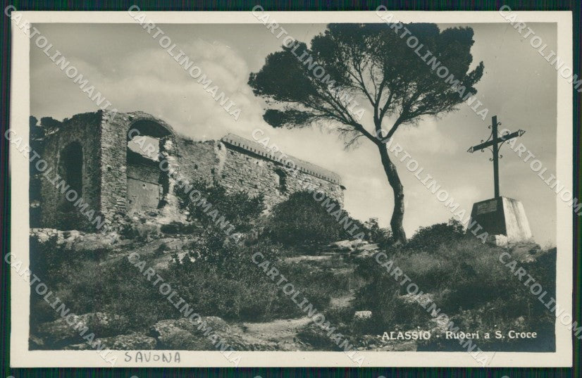 Savona Alassio Ruderi Santa Croce Foto cartolina MT3192 – fronte