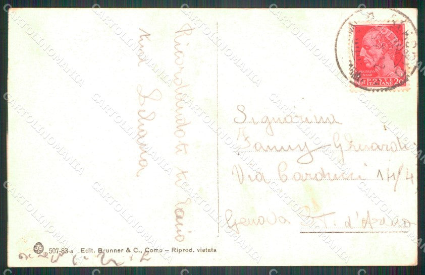 Savona Alassio Isola Gallinara cartolina MT3197 – retro