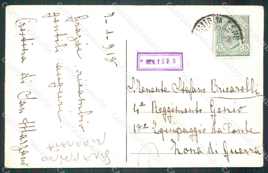 Savona Alassio STRAPPINO RIPARATA cartolina MT3200 – retro