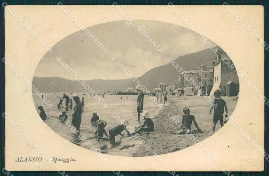 Savona Alassio cartolina MT3204 – fronte