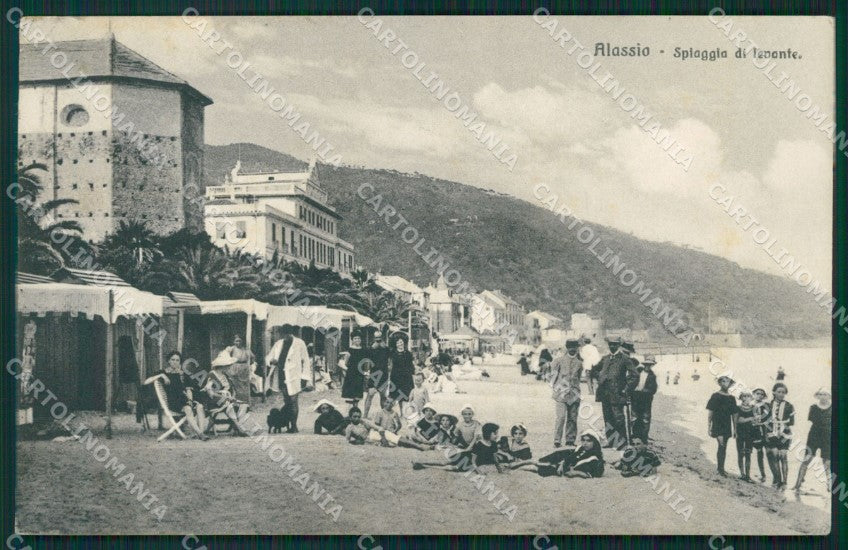 Savona Alassio cartolina MT3205 – fronte