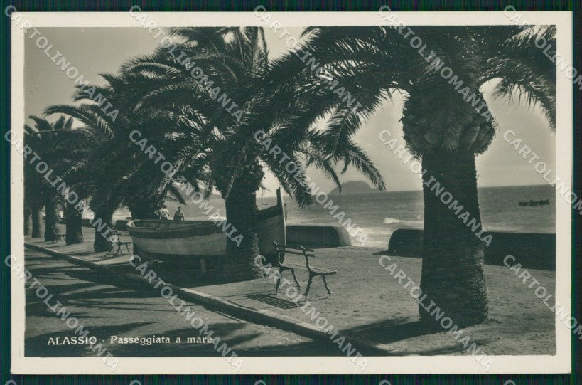 Savona Alassio Barca Foto cartolina MT3206 – fronte