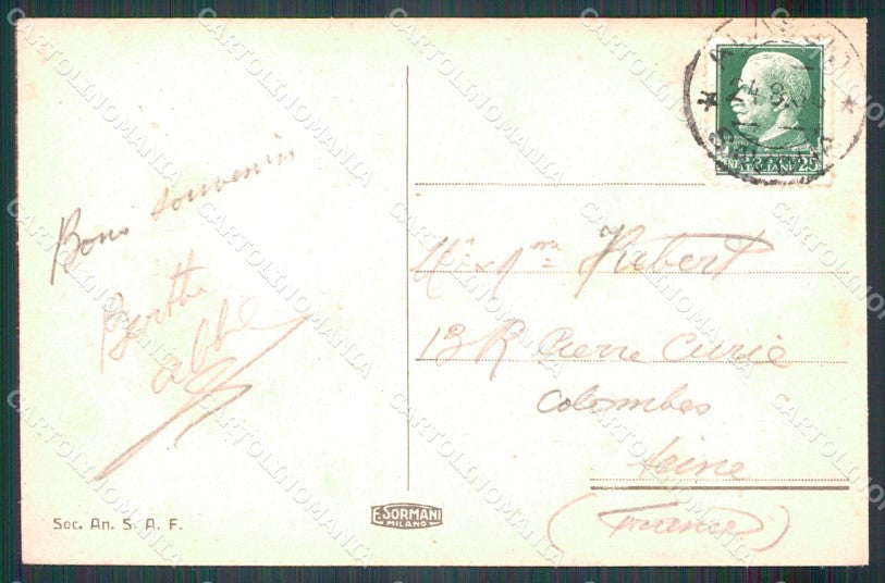 Savona Alassio Giardini Pubblici cartolina MT3209 – retro