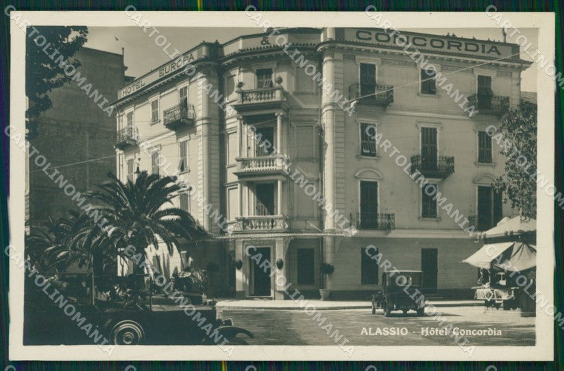 Savona Alassio Auto Foto cartolina MT3213 – fronte