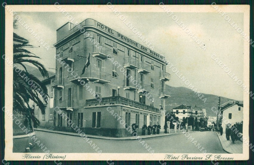 Savona Alassio Hotel Rossore PIEGHINA cartolina MT3222 – fronte