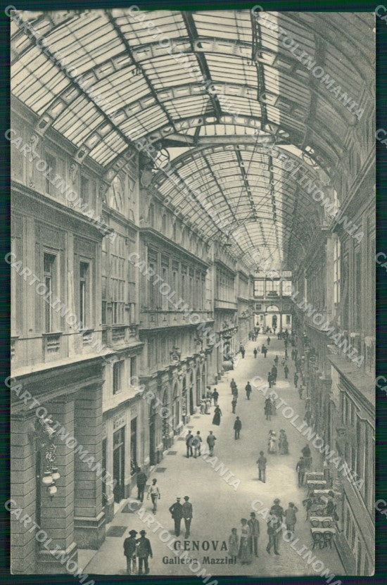 Genova città Galleria Mazzini cartolina MT3290 – fronte