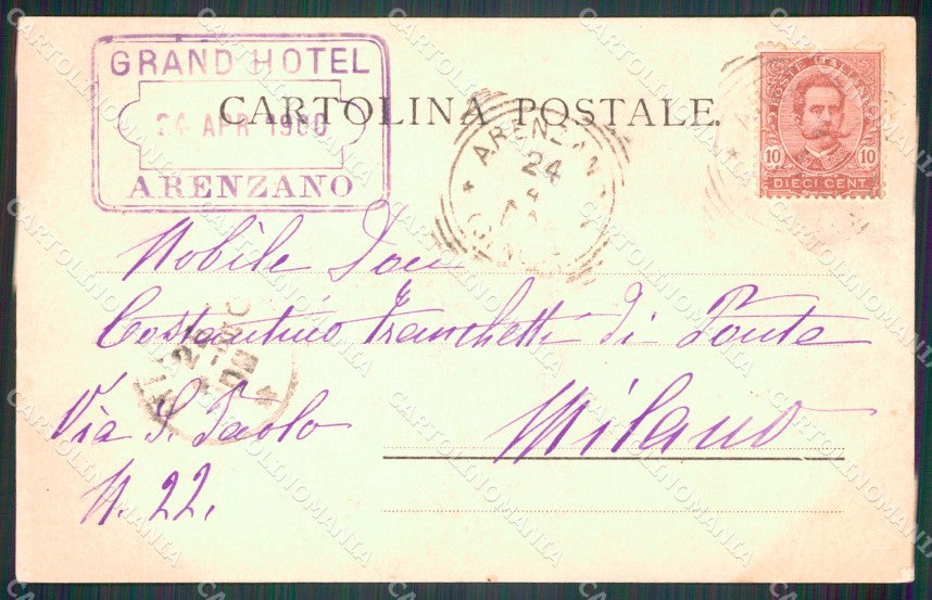 Genova città Teatro Carlo Felice cartolina MT3293 – retro