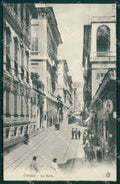 Genova città Via Balbi cartolina MT3301 – fronte