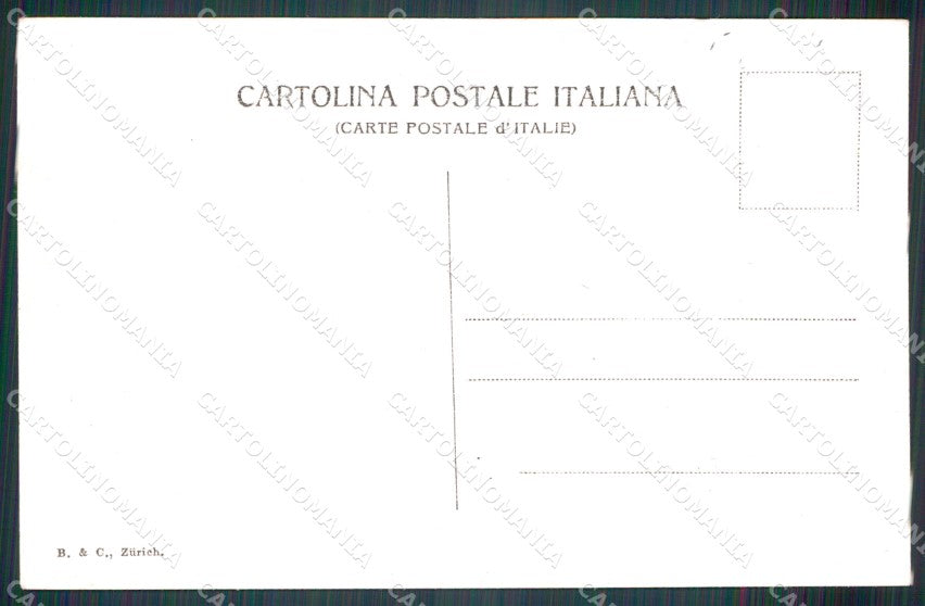 Genova città Via Balbi cartolina MT3301 – retro