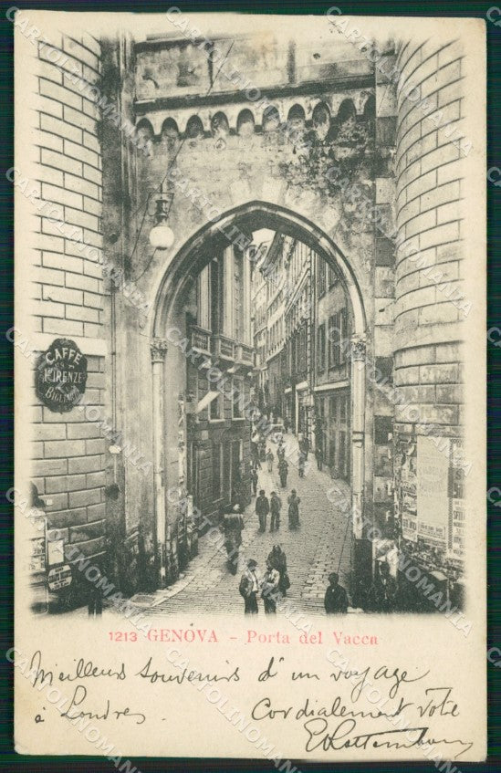 Genova città Porta di Vacca cartolina MT3327 – fronte