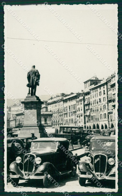 Genova città Auto Foto cartolina MT3333 – fronte