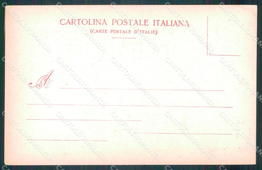 Genova città Chiesa Sant'Ambrogio Carrozze cartolina MT3337 – retro