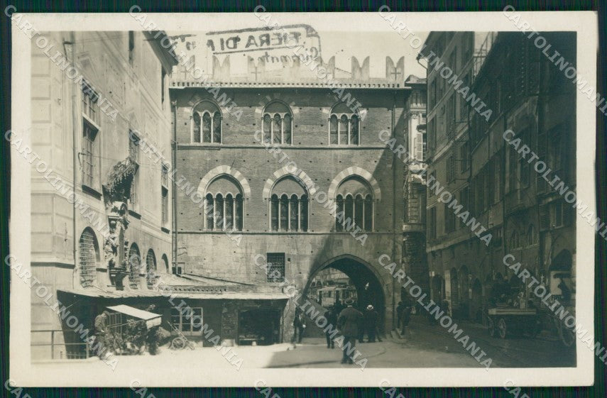 Genova città Palazzo San Giorgio Tram Foto cartolina MT3341 – fronte