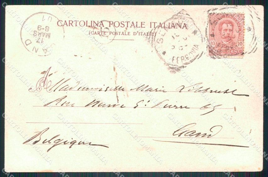 Genova città Camposanto cartolina MT3353 – retro