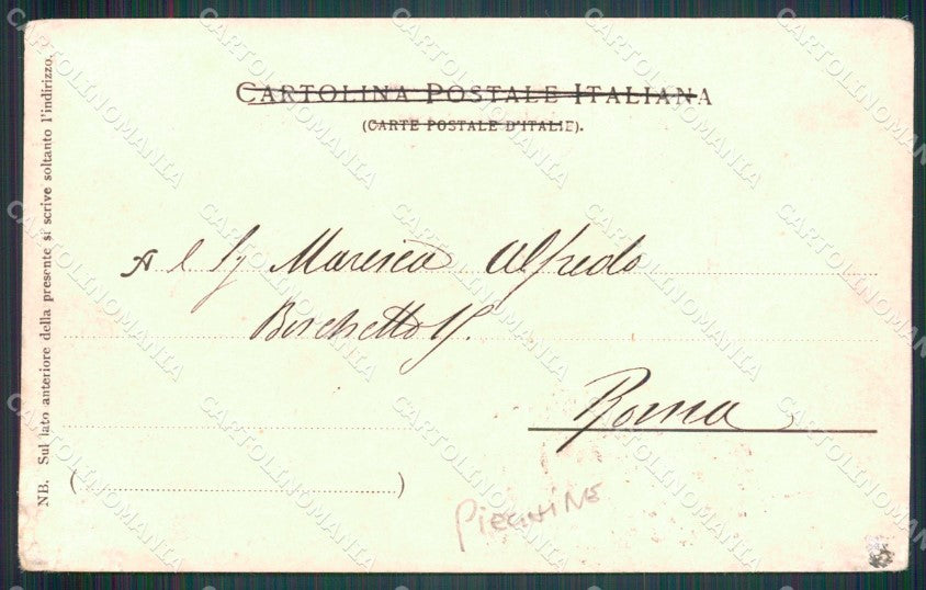 Genova città PIEGHINE cartolina MT3355 – retro