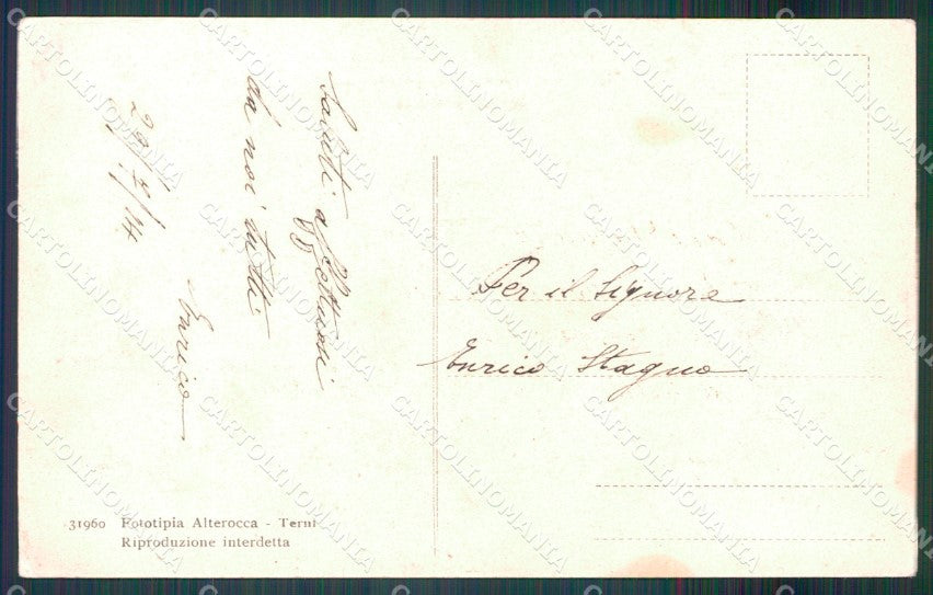 Genova città Esposizione Internazionale Marina ed Igiene 1914 cartolina MT3366 – retro