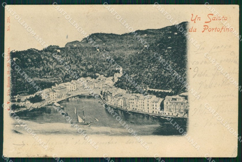 Genova Portofino FORI cartolina MT3380 – fronte