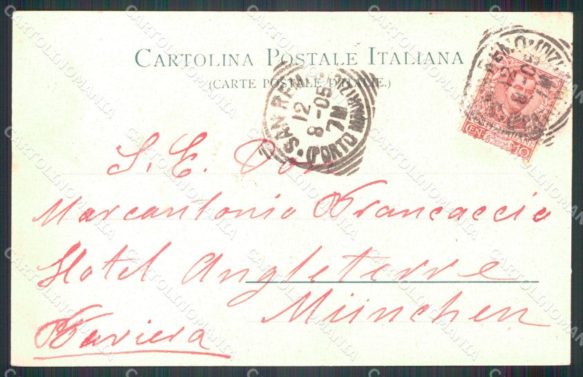 Imperia Sanremo cartolina MT3415 – retro