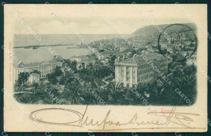 Imperia Sanremo cartolina MT3418 – fronte