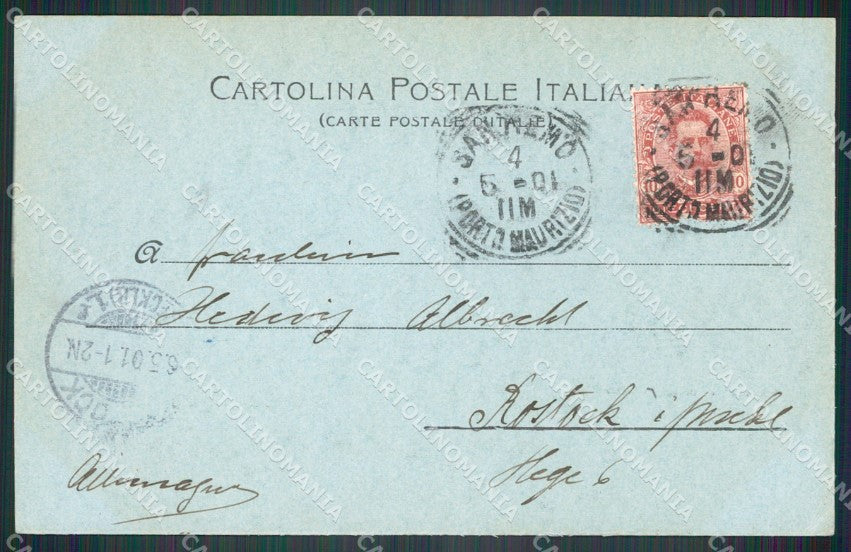 Imperia Sanremo Chiaro di Luna cartolina MT3420 – retro