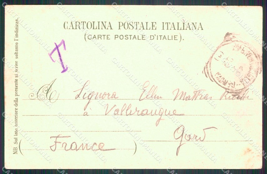 Imperia Sanremo Chiaro di Luna PIEGHINA cartolina MT3427 – retro