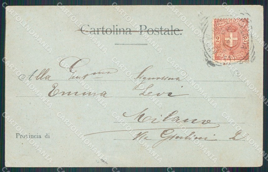 Imperia Sanremo Molo Chiaro di Luna Barche cartolina MT3429 – retro