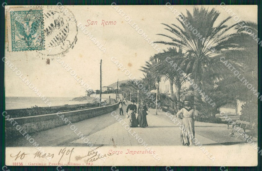 Imperia Sanremo Corso Imperatrice cartolina MT3445 – fronte