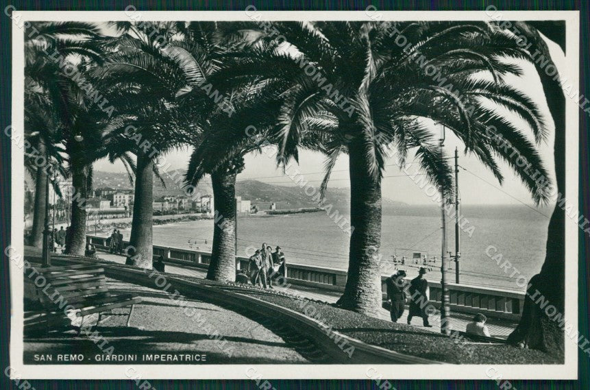 Imperia Sanremo Giardini Imperatrice Foto cartolina MT3450 – fronte