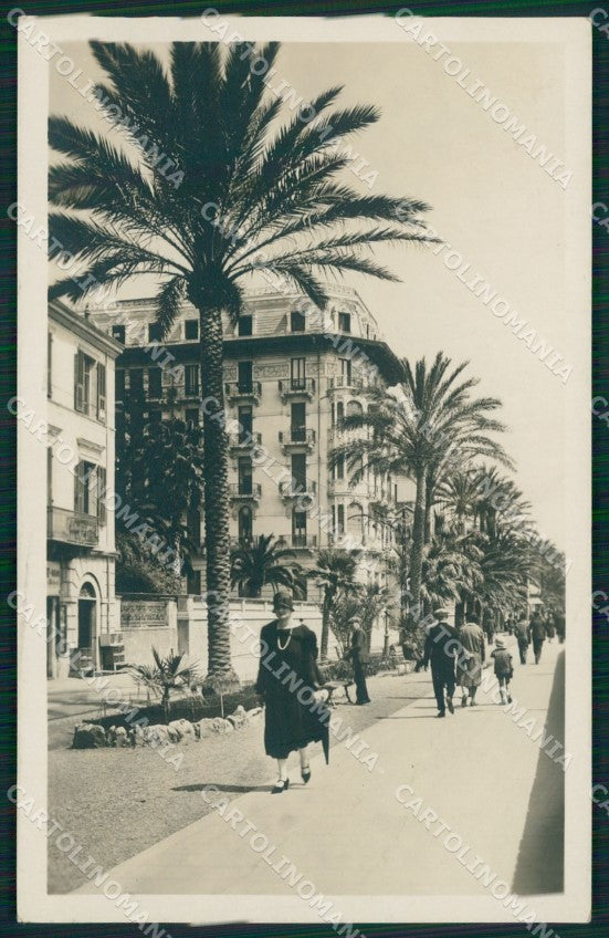 Imperia Sanremo Passeggiata dell'Imperatrice Foto cartolina MT3453 – fronte