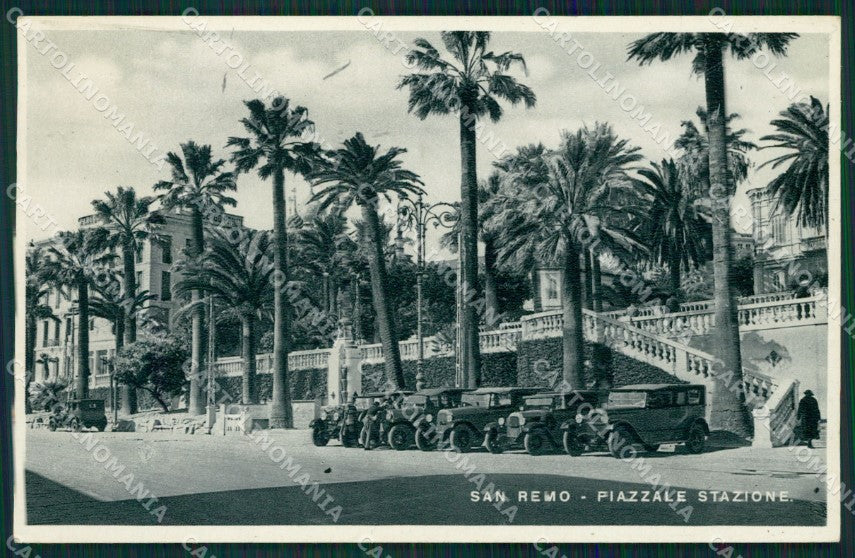 Imperia Sanremo Piazzale Stazione Auto Foto cartolina MT3456 – fronte