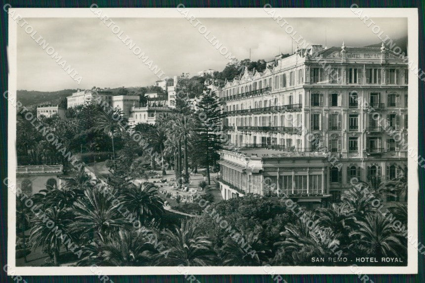 Imperia Sanremo Hotel Royal Foto cartolina MT3458 – fronte