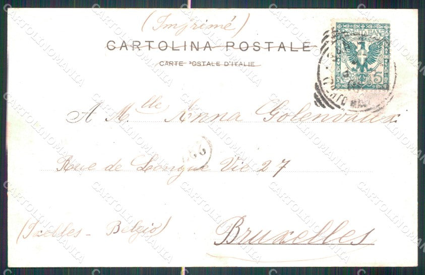 Imperia Sanremo Corso Cavallotti Carrozza cartolina MT3472 – retro