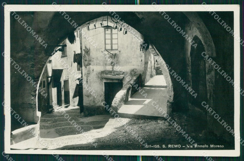 Imperia Sanremo Via Romolo Moreno Foto cartolina MT3479 – fronte
